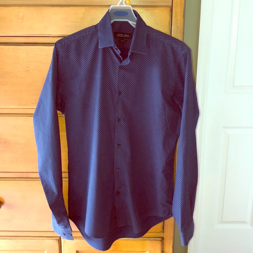 Zara Man button down slim fit size M. Excellent!